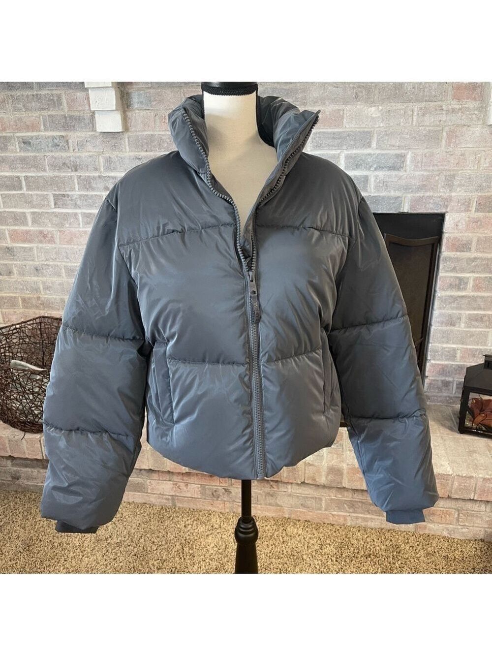 Garage Women's Charcoal Puffer Jacket